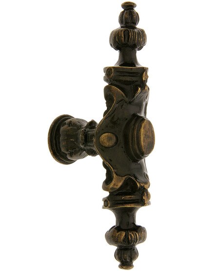Pembridge Cabinet Knob - 3 1/8 inch x 3/4 inch in Dark Brass.